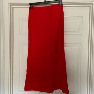 Elegant Red Women's Skirt